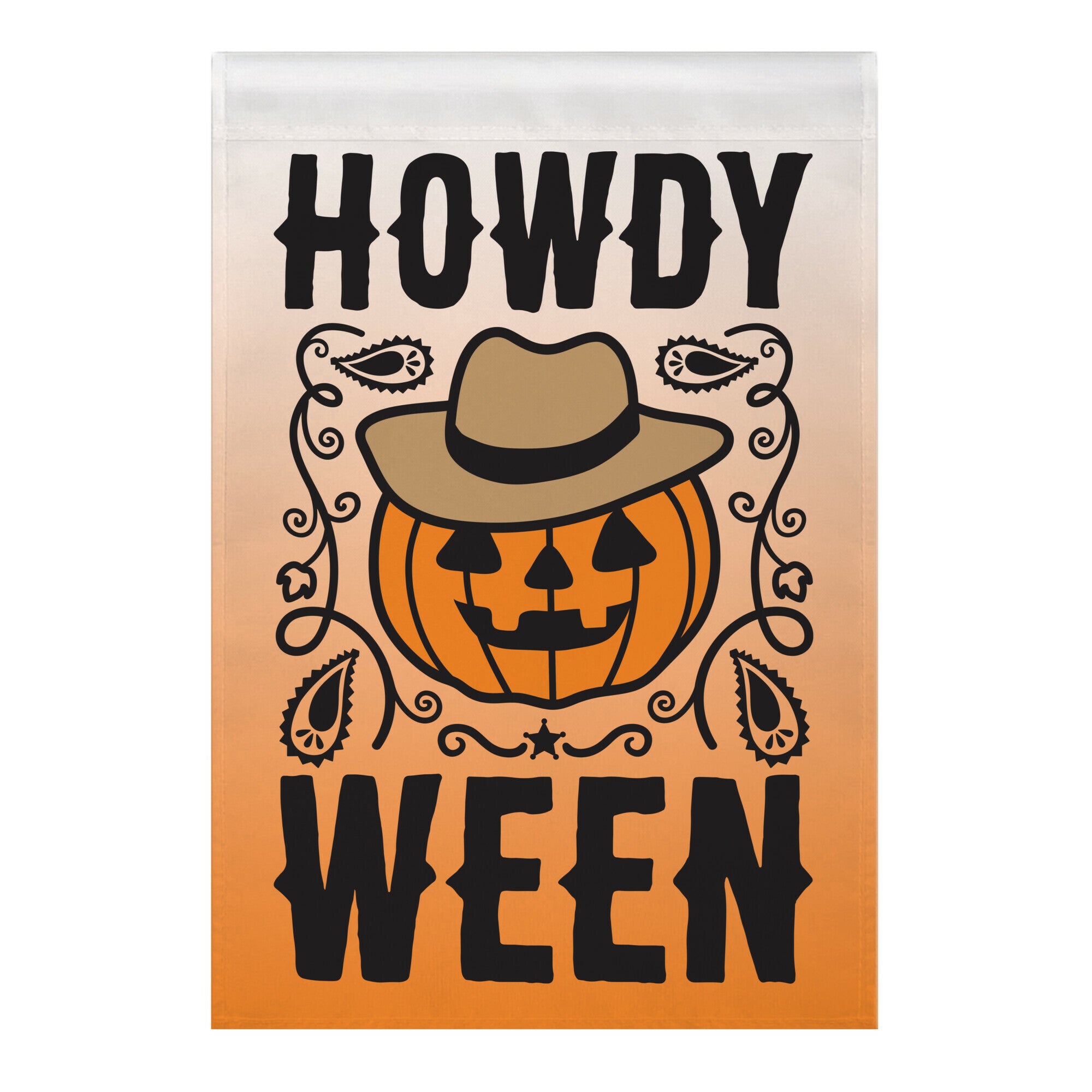 Howdyween Garden Flag